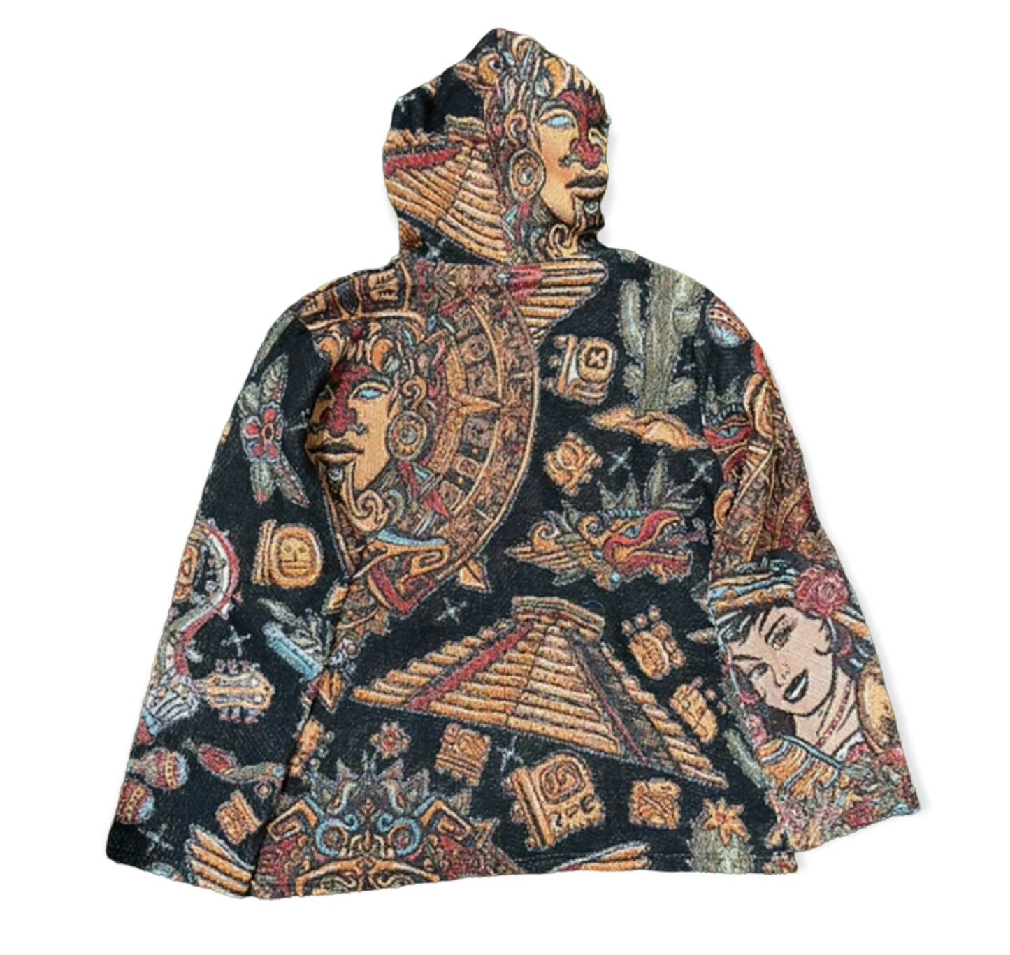 Aztec tapestry hoodie