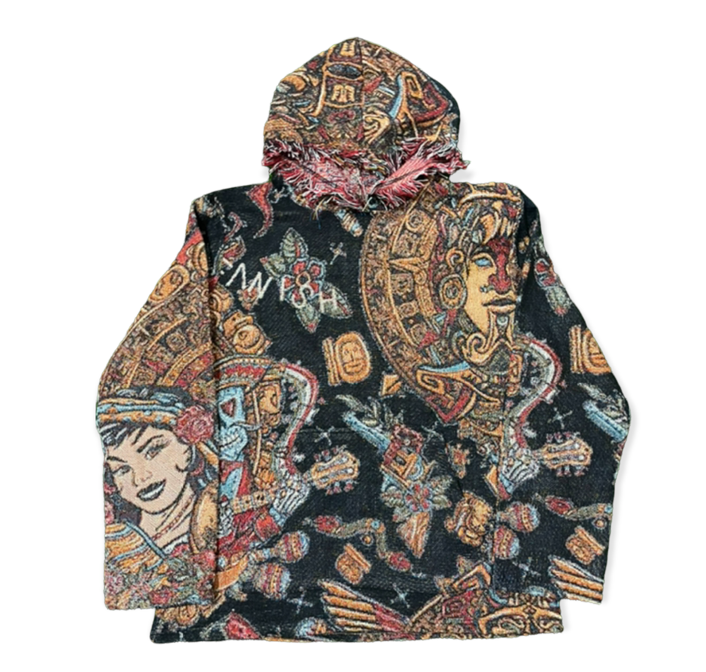 Aztec tapestry hoodie